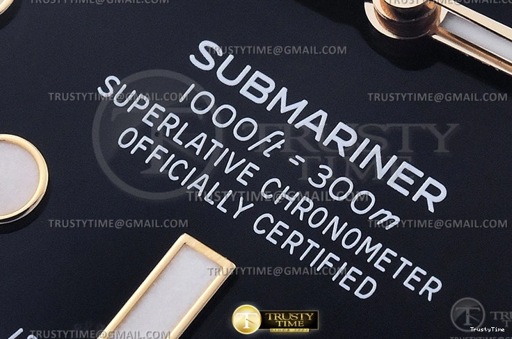 1114 RelaxedFit Submariner 116613LN 904L YG SS Blk VSF VS 1092